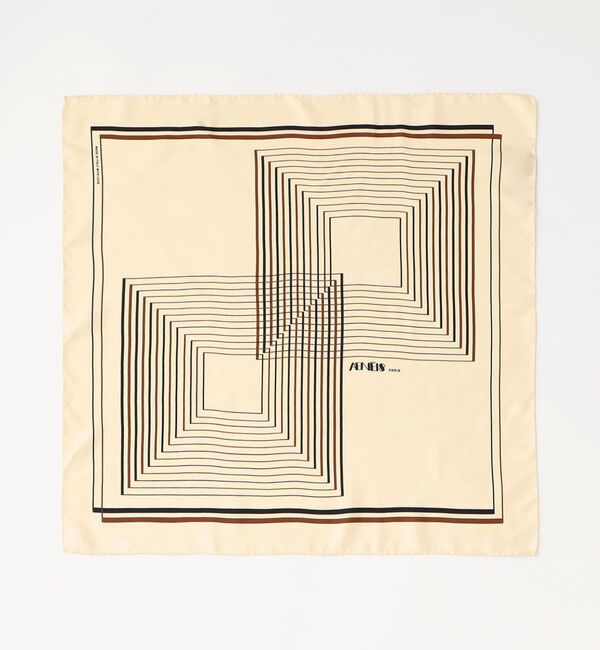 TOMORROWLAND GOODS「AENEIS MINIMAL ILLUSION スカーフ」|バンダナ・スカーフ|