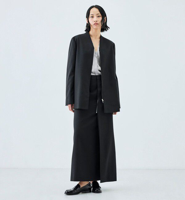 Edition「ドライツイル ZIPジャケット」|ノーカラージャケット|