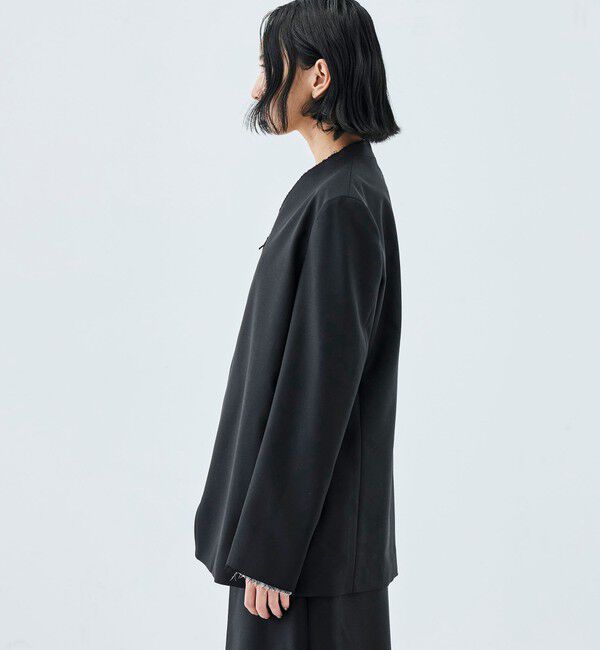 Edition「ドライツイル ZIPジャケット」|ノーカラージャケット|