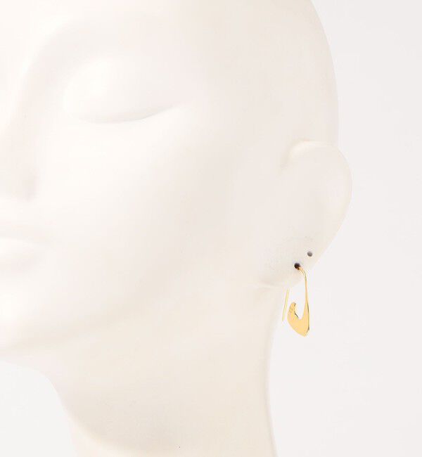 TOMORROWLAND GOODS「BAR Jewellery CURB ゴールドピアス」|ピアス|