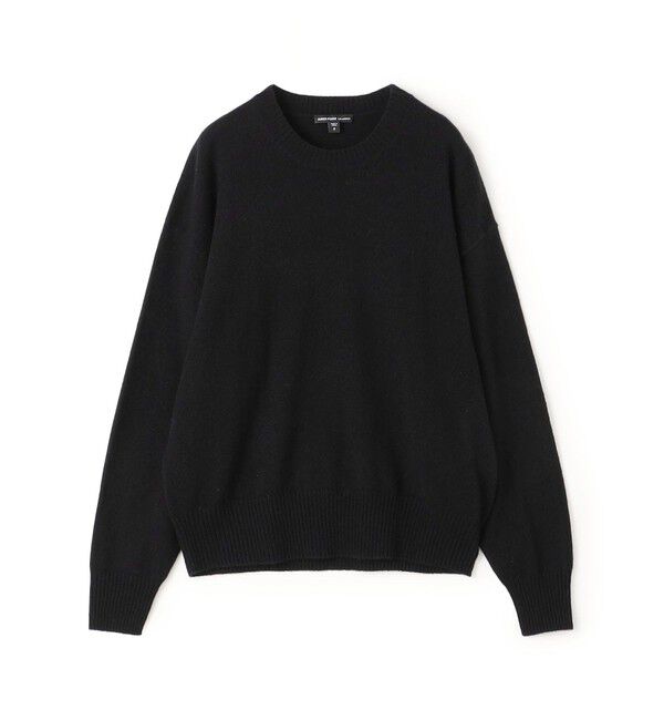 JAMES PERSE「スパンカシミヤクルーネック ニット WISC3237」|ニット・セーター|19 ブラック