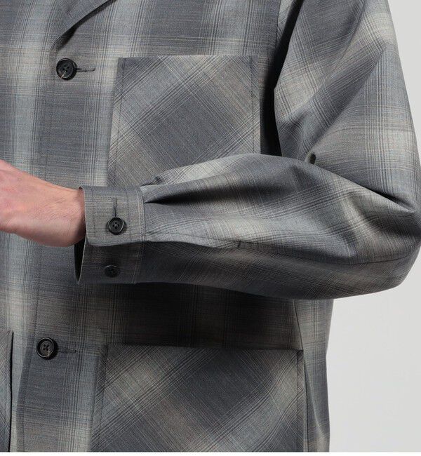 TOMORROWLAND MENS「【別注】PENDLETON ウールオンブレーチェック トップスタージャケット」|テーラードジャケット|