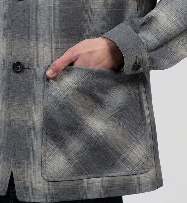 TOMORROWLAND MENS「【別注】PENDLETON ウールオンブレーチェック トップスタージャケット」|テーラードジャケット|