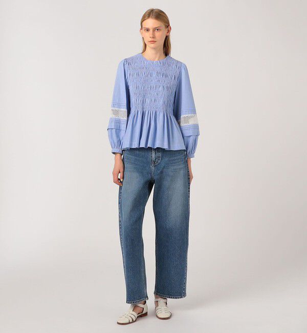 TOMORROWLAND BUYING WEAR「【別注】ne Quittez pas BLACK Gather ブラウス」|シャツ・ブラウス|