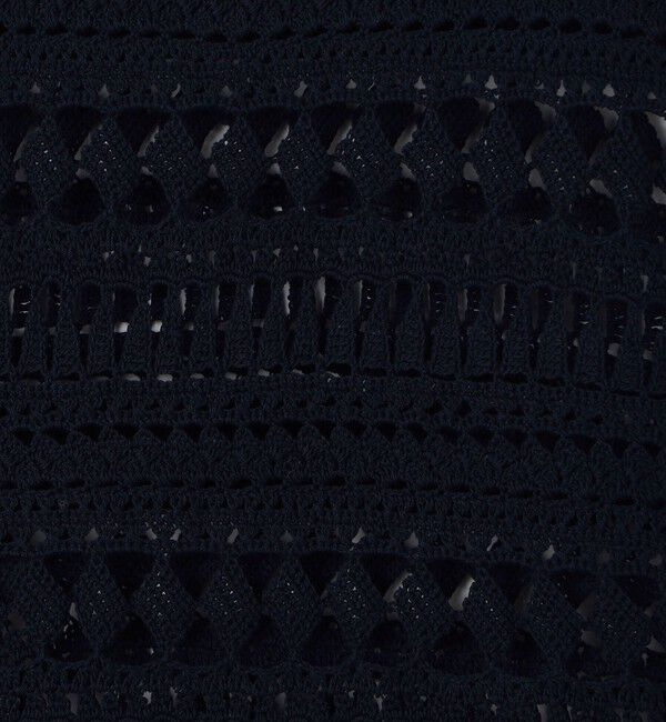 GALERIE VIE「【WEB先行予約】コットンクロシェ ノースリーブプルオーバー」|ニット・セーター|