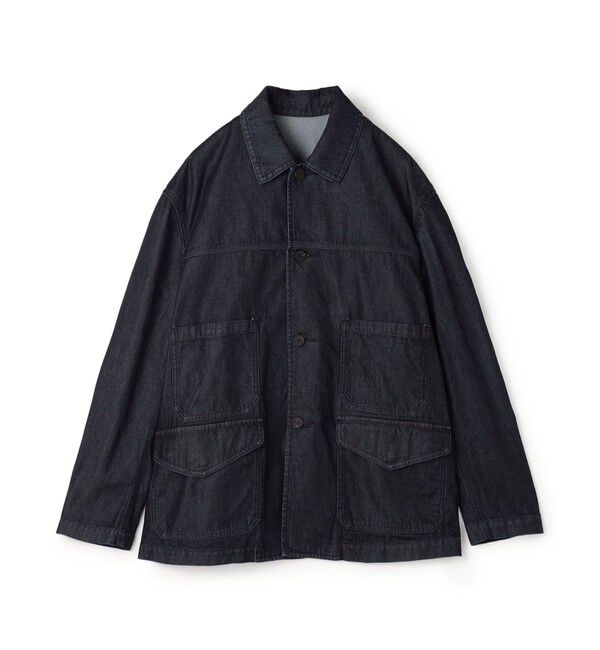 GALERIE VIE「ピマコットンデニム ハンティングジャケット」|デニムジャケット|