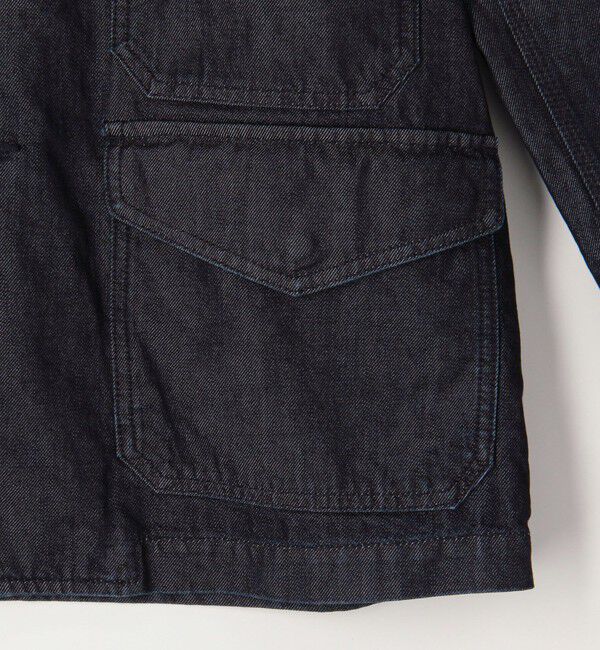 GALERIE VIE「ピマコットンデニム ハンティングジャケット」|デニムジャケット|