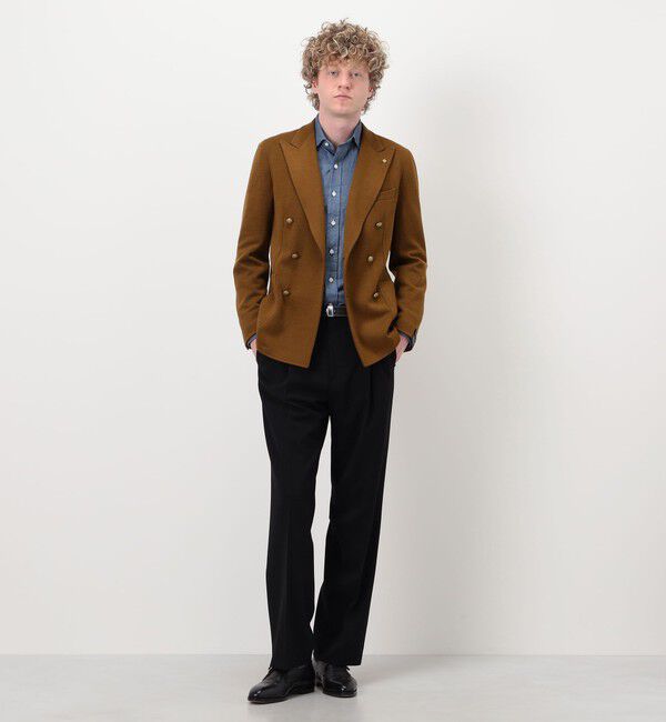 TOMORROWLAND BUYING WEAR「TAGLIATORE DARREL ポリエステルウール ダブルブレステッド6Bジャケット」|テーラードジャケット|