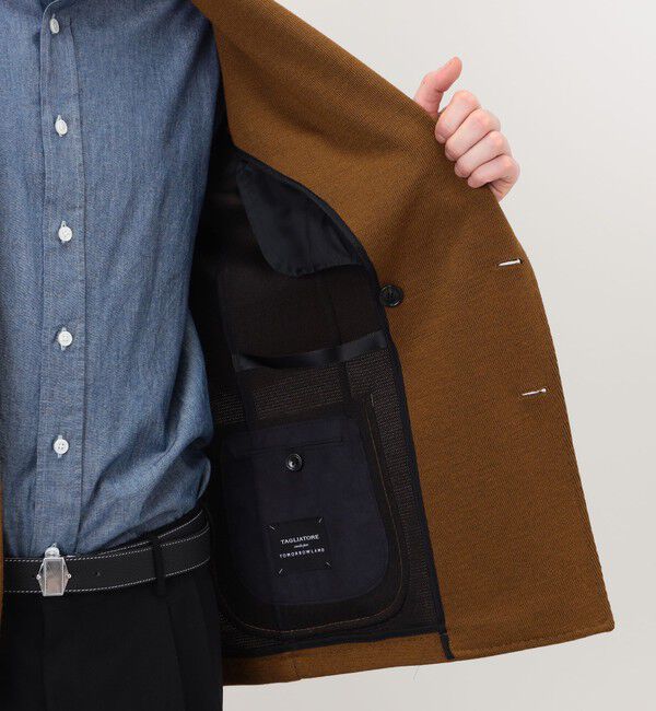 TOMORROWLAND BUYING WEAR「TAGLIATORE DARREL ポリエステルウール ダブルブレステッド6Bジャケット」|テーラードジャケット|