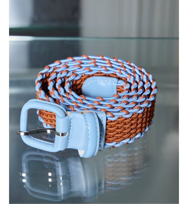  「《予約》MAISON BOINET 94875S：ベルト」|ベルト|サックスブルー