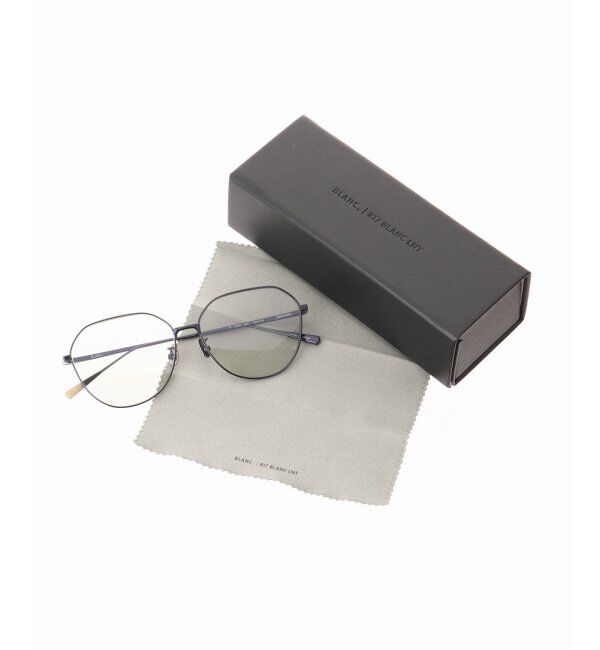 EYETHINK「BLANC.. 別注 ET003 NAVY / L.GRY - GRY ex Sunglasses」|メガネ|