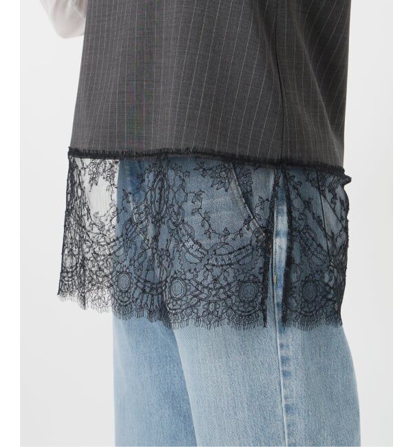 IENA「《追加》レースヘムキャミソール」|シャツ・ブラウス|