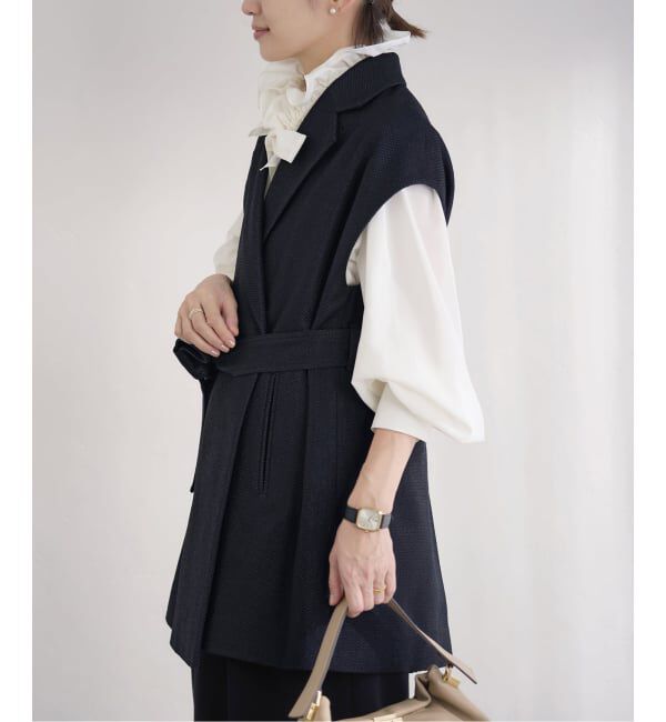 IENA「&NAVY ツイーディーサッシュジレ」|その他|