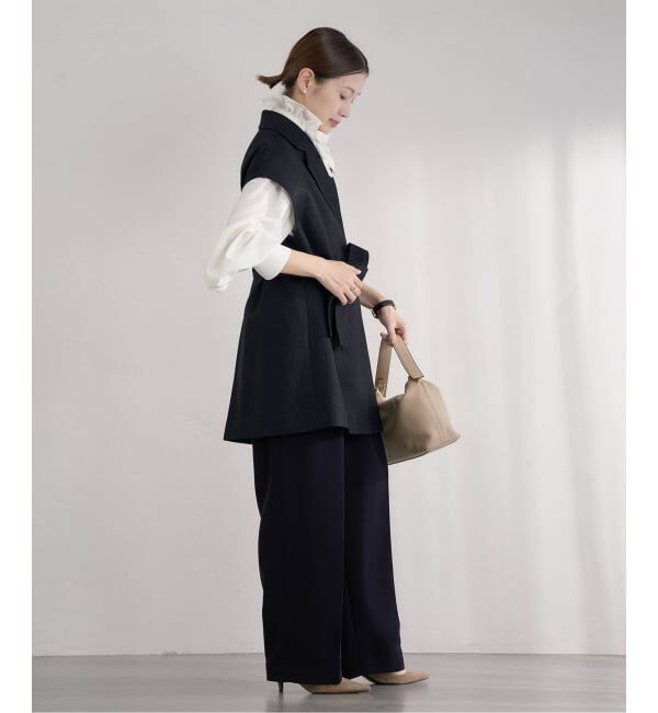 IENA「&NAVY ツイーディーサッシュジレ」|その他|