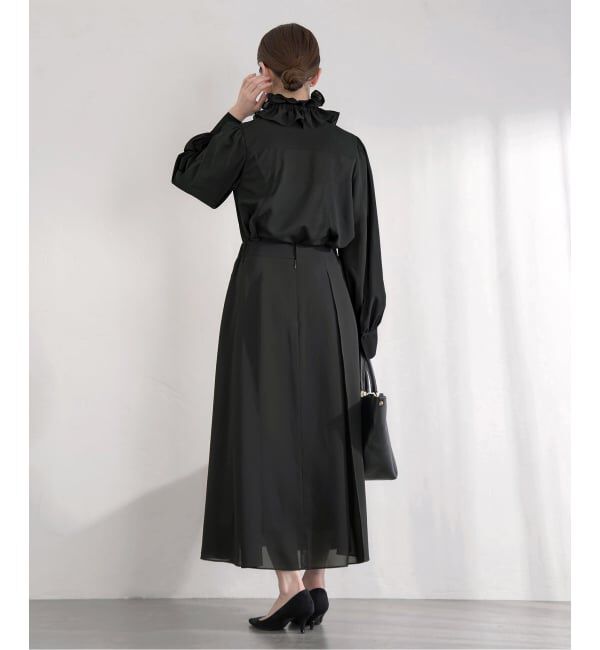 IENA「《追加》&NAVYシアーボウタイブラウス」|シャツ・ブラウス|