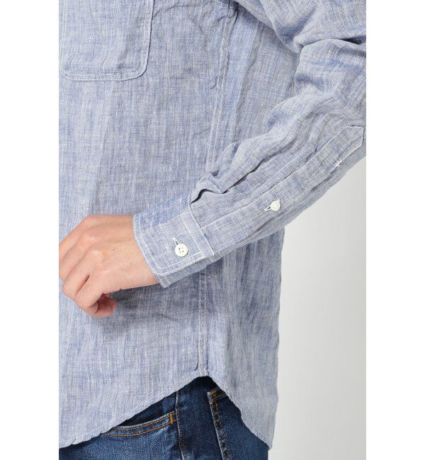 JOURNAL STANDARD「■リネンシャンブレー レザーパイピング■」|シャツ・ブラウス|