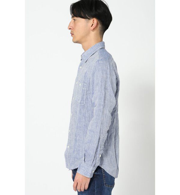JOURNAL STANDARD「■リネンシャンブレー レザーパイピング■」|シャツ・ブラウス|