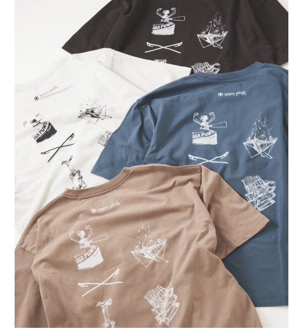 JOURNAL STANDARD relume「SNOW PEAK / スノーピーク 別注 &rdquo;GEAR&rdquo; プリントTシャツ」|Tシャツ・カットソー|