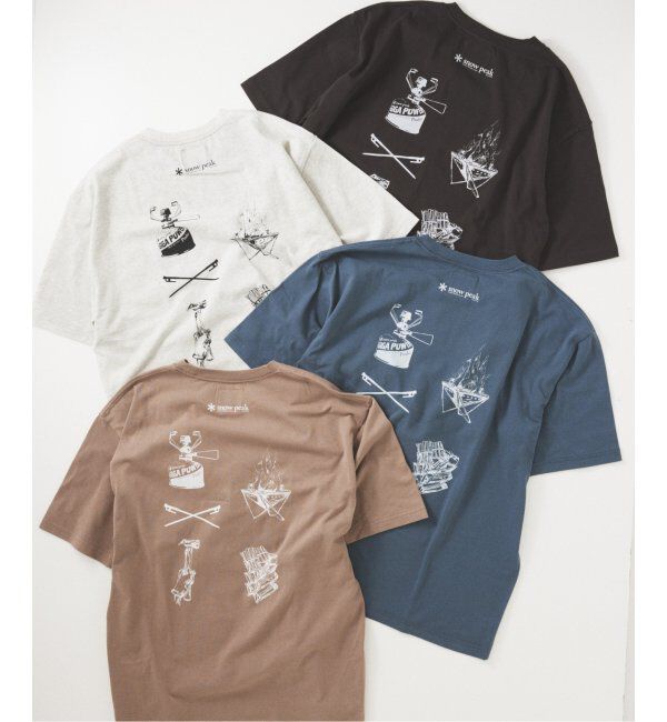 JOURNAL STANDARD relume「SNOW PEAK / スノーピーク 別注 &rdquo;GEAR&rdquo; プリントTシャツ」|Tシャツ・カットソー|