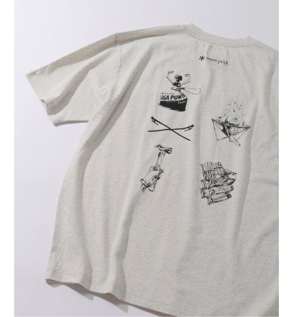 JOURNAL STANDARD relume「SNOW PEAK / スノーピーク 別注 &rdquo;GEAR&rdquo; プリントTシャツ」|Tシャツ・カットソー|