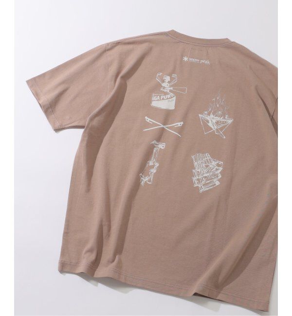 JOURNAL STANDARD relume「SNOW PEAK / スノーピーク 別注 &rdquo;GEAR&rdquo; プリントTシャツ」|Tシャツ・カットソー|