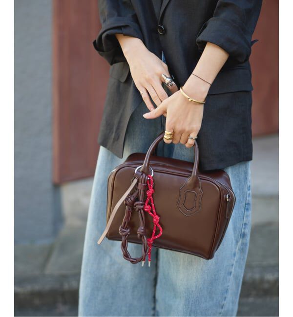 JOURNAL STANDARD「《追加》別注【VARNY】 PICADILLY MEDIUM （チャーム付）」|ボストンバッグ|ブラウン