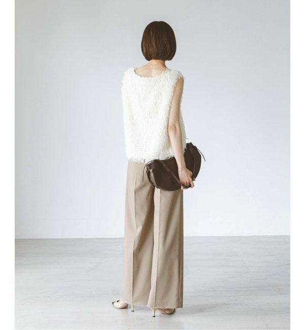 NOBLE「フェザーヤーンタンクトッププルオーバー」|シャツ・ブラウス|