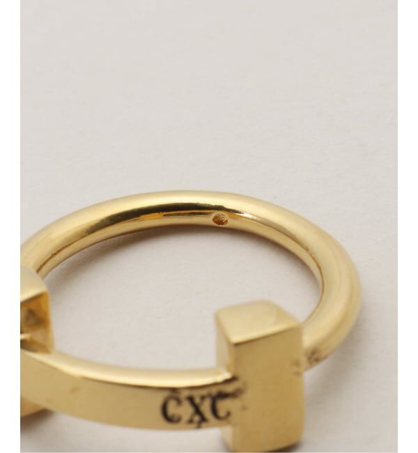 NOBLE「CXC/シーエックスシー リング(ゴールド)」|リング|