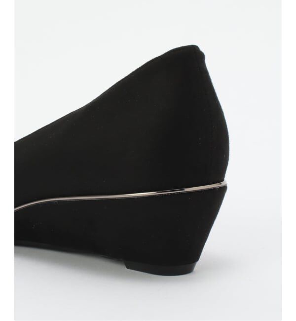  「3.5cmメタルラインウェッジ」|パンプス|