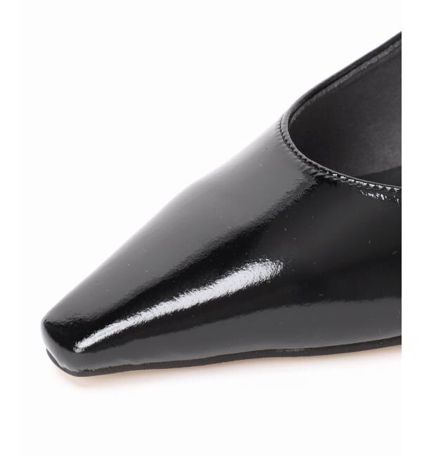  「4cmフレンチスクエアスリングバック」|パンプス|