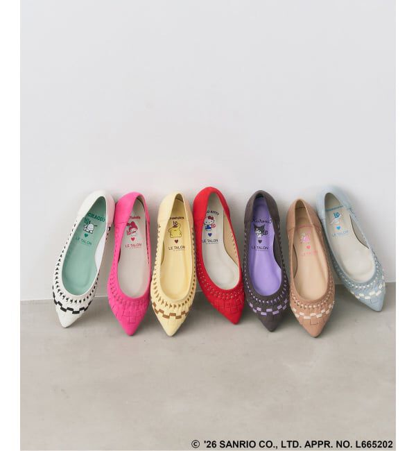  「Sanrio characters&times;LE TALON ポインテッドサシメッシュフラット」|その他|