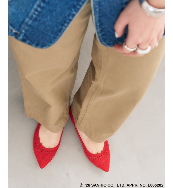  「Sanrio characters&times;LE TALON ポインテッドサシメッシュフラット」|その他|