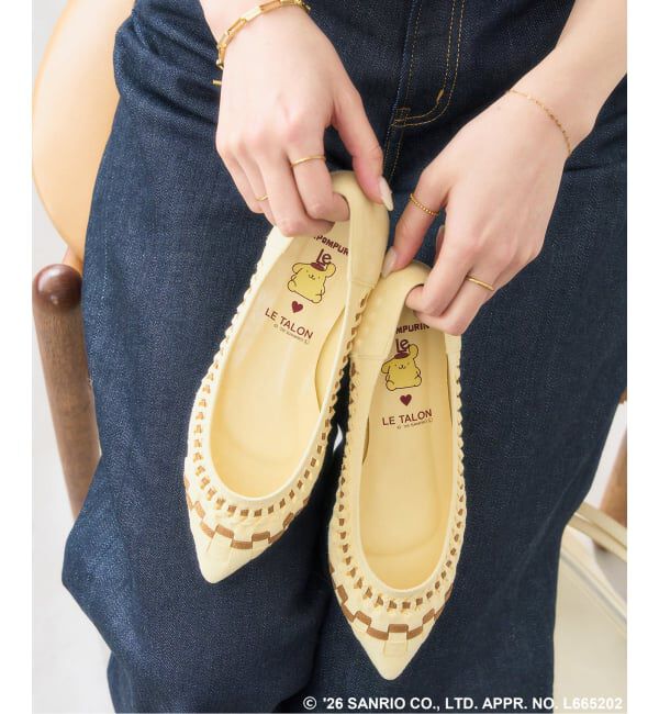  「Sanrio characters&times;LE TALON ポインテッドサシメッシュフラット」|その他|