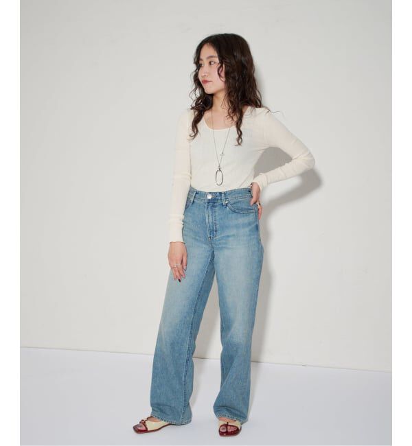 GRISE「《追加予約》GRISEレザーオープントゥトングフラット」|その他|