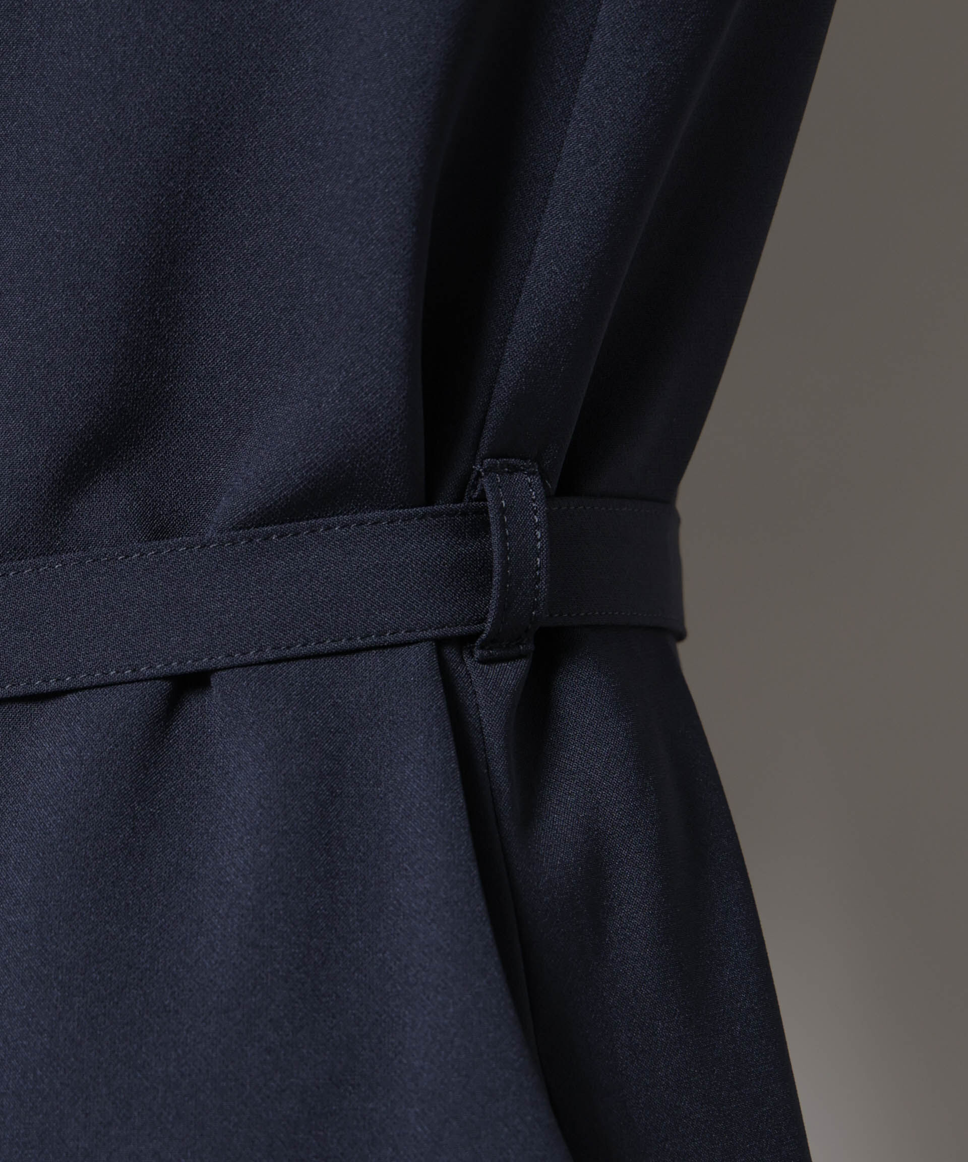 nano･universe「ダブルクロスベルト付きタックワンピース」|ワンピース|