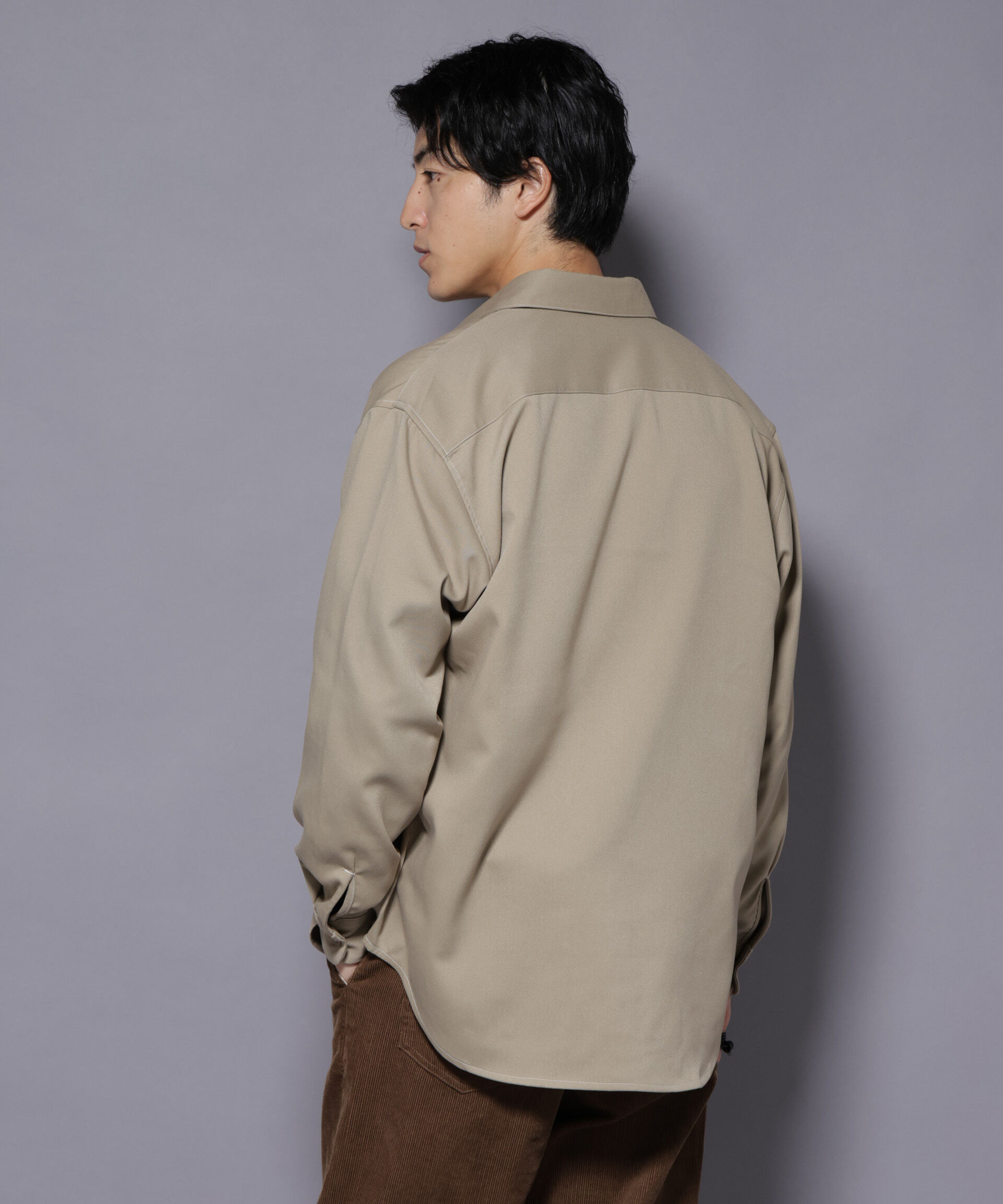 nano･universe「ストレッチツイルフラップポケットシャツ」|シャツ・ブラウス|