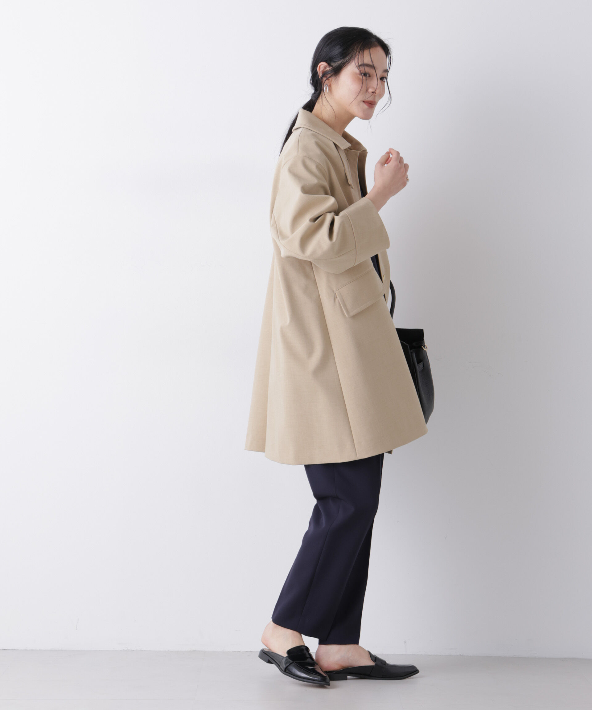 nano･universe「ボンディングステンカラーコート」|その他|