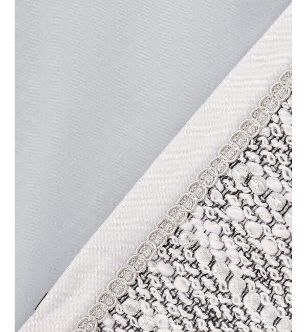 自由区「カラミツイードノーカラー ジャケット」|ノーカラージャケット|