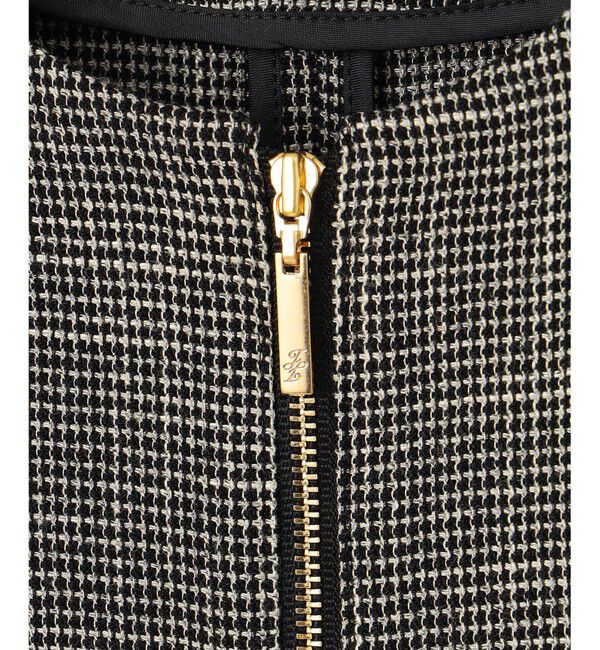 自由区「【洗える】ライトカラミノーカラー ジャケット」|ノーカラージャケット|