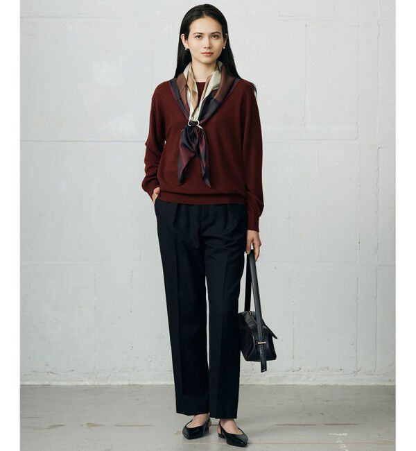 自由区「【カタログ掲載】カラーブロックシルク スカーフ」|バンダナ・スカーフ|