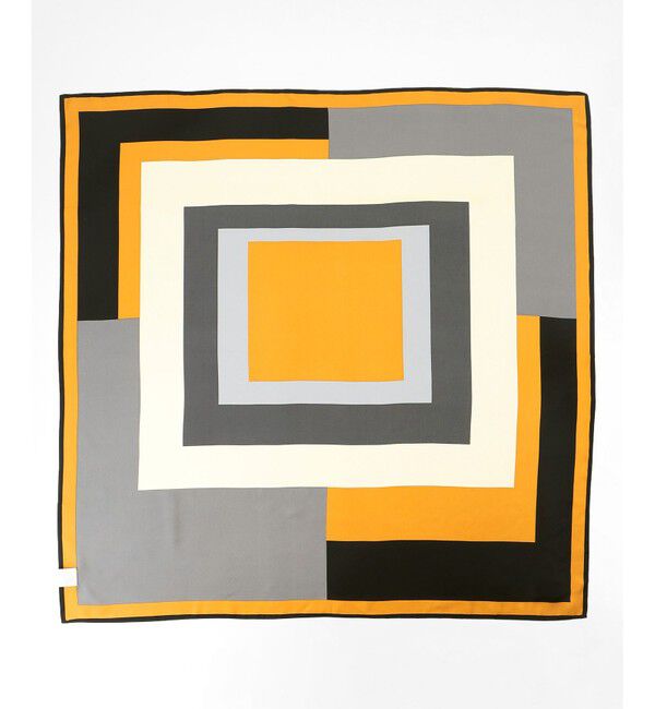 自由区「【カタログ掲載】カラーブロックシルク スカーフ」|バンダナ・スカーフ|