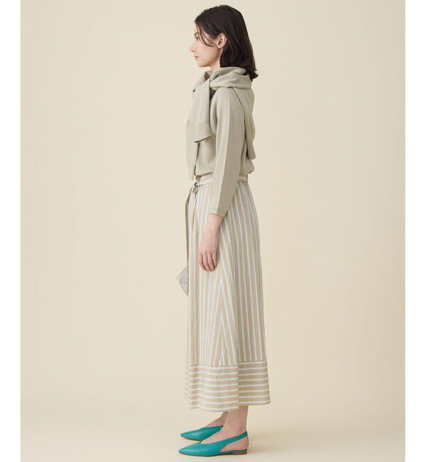 自由区「【アンサンブル対応】ペーパーコットンニット カーディガン」|カーディガン|