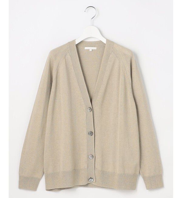 自由区「【アンサンブル対応】ペーパーコットンニット カーディガン」|カーディガン|