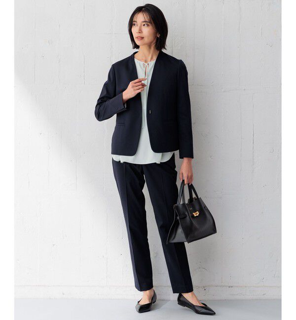 23区「【セットアップ対応】モクロディ ノーカラージャケット」|ノーカラージャケット|