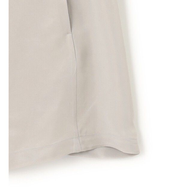 23区「【接触冷感性/洗える】フィブリルツイル ハーフスリーブ ジャケット」|ノーカラージャケット|