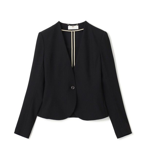 BEIGE,「【S-size】LUIZA / ノーカラージャケット」|ノーカラージャケット|