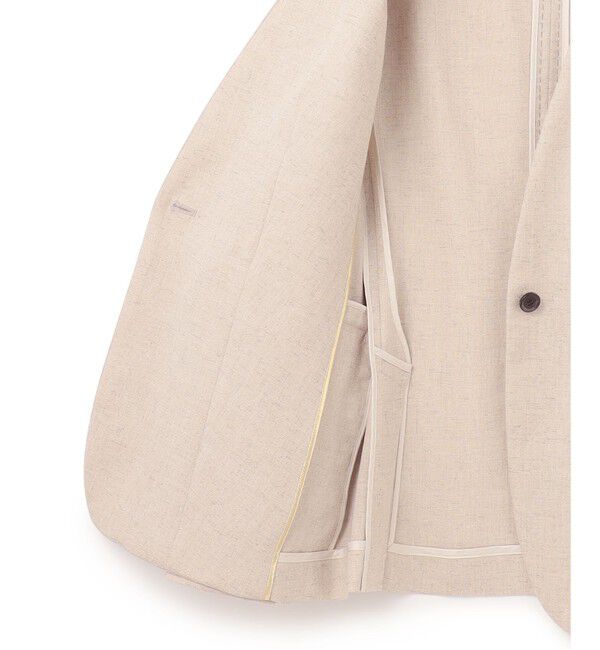 BEIGE,「【L-size】CAROLE / ノーカラージャケット」|ノーカラージャケット|