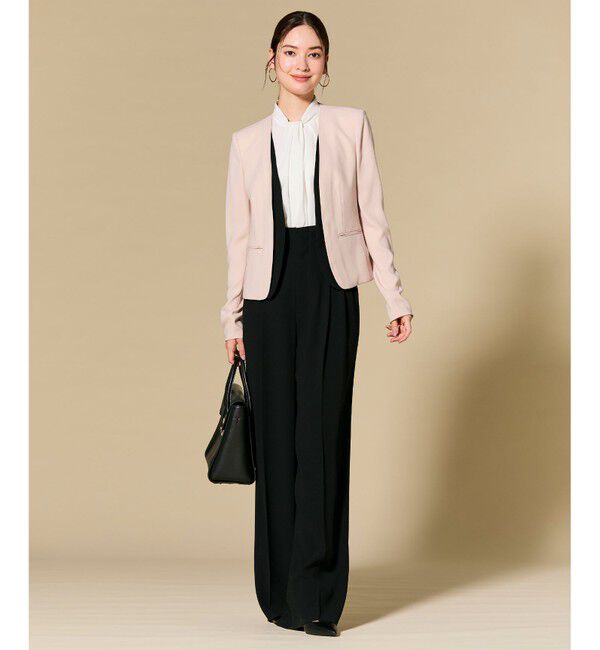 BEIGE,「【Lsize・セットアップ対応】CINDY / ダブルカラージャケット」|ノーカラージャケット|