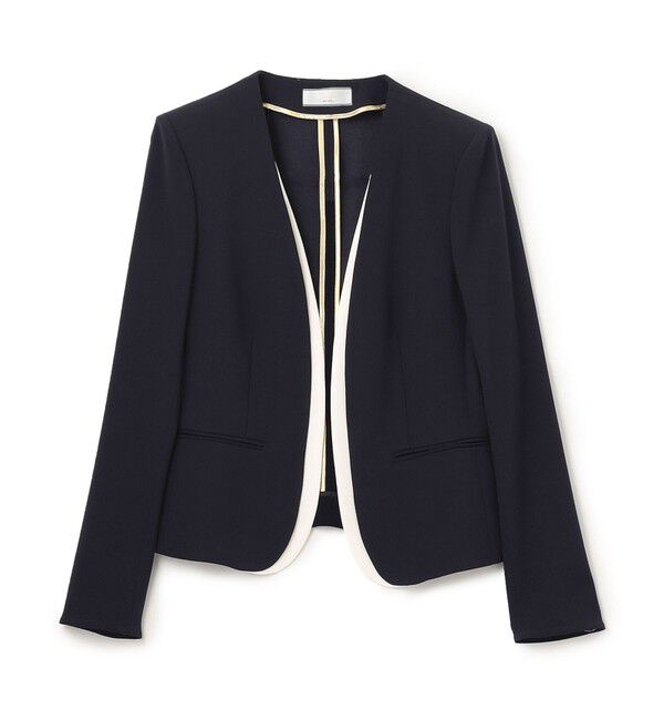 BEIGE,「【Lsize・セットアップ対応】CINDY / ダブルカラージャケット」|ノーカラージャケット|