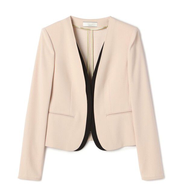 BEIGE,「【セットアップ対応】CINDY / ダブルカラージャケット」|ノーカラージャケット|